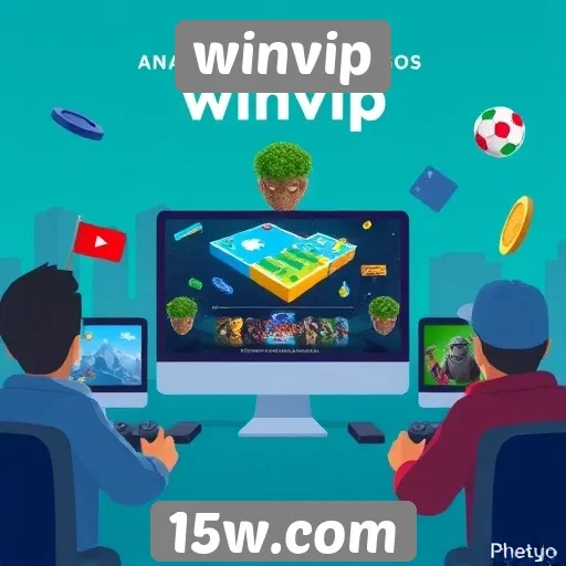 Análise da popularidade do site de jogos winvip